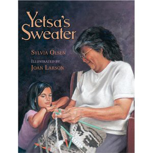 Book cover of Yetsa's Sweater by Sylvia Olsen